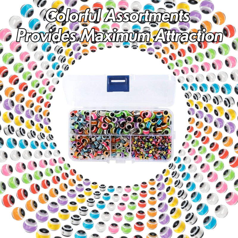 Dr.Fish 500pcs Fishing Beads Kit 4/6/8mm - Dr.Fish Tackles