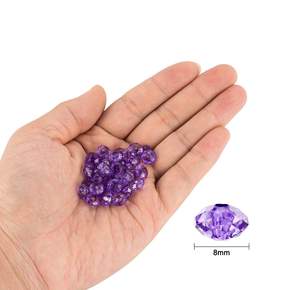 Dr.Fish Lot Glass Crystal Beads Kit 6/8mm - Dr.Fish Tackles