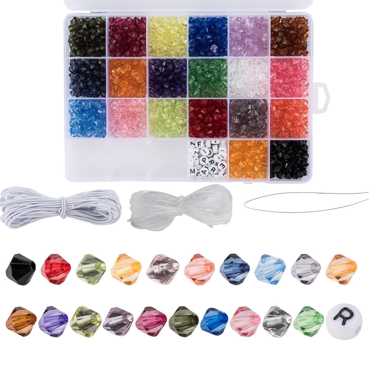 Dr.Fish Lot Glass Crystal Beads Kit 6/8mm - Dr.Fish Tackles