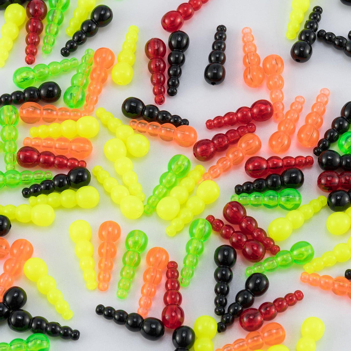 Dr.Fish 50pcs Fishing Stacked Beads 0.71'' - Dr.Fish Tackles