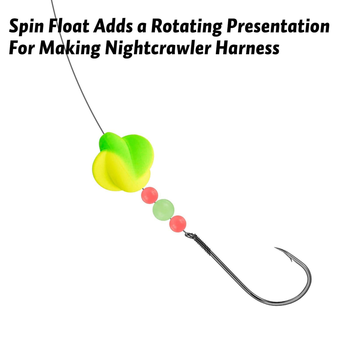 Dr.Fish 60pcs Spin Foam Floats 0.66'' - Dr.Fish Tackles