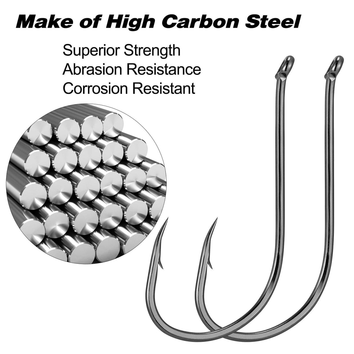 Dr.Fish 30pcs Octoups Hooks 1/0 to 10/0 - Dr.Fish Tackles