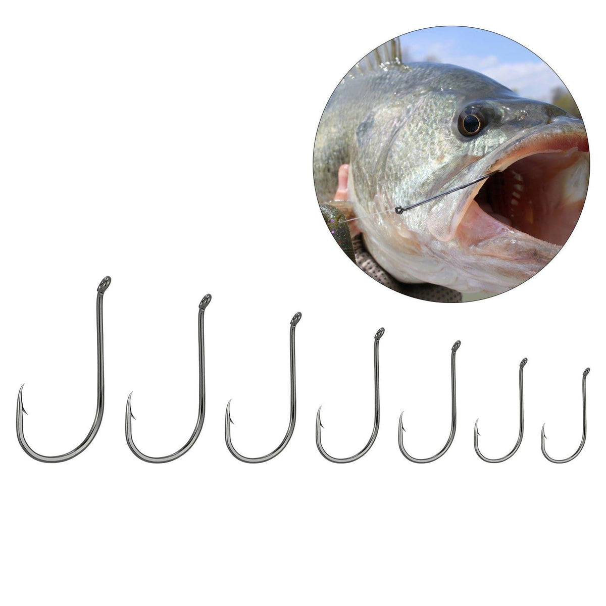 Dr.Fish Top-Rated Octopus Hooks #8 to 9/0 - Dr.Fish Tackles