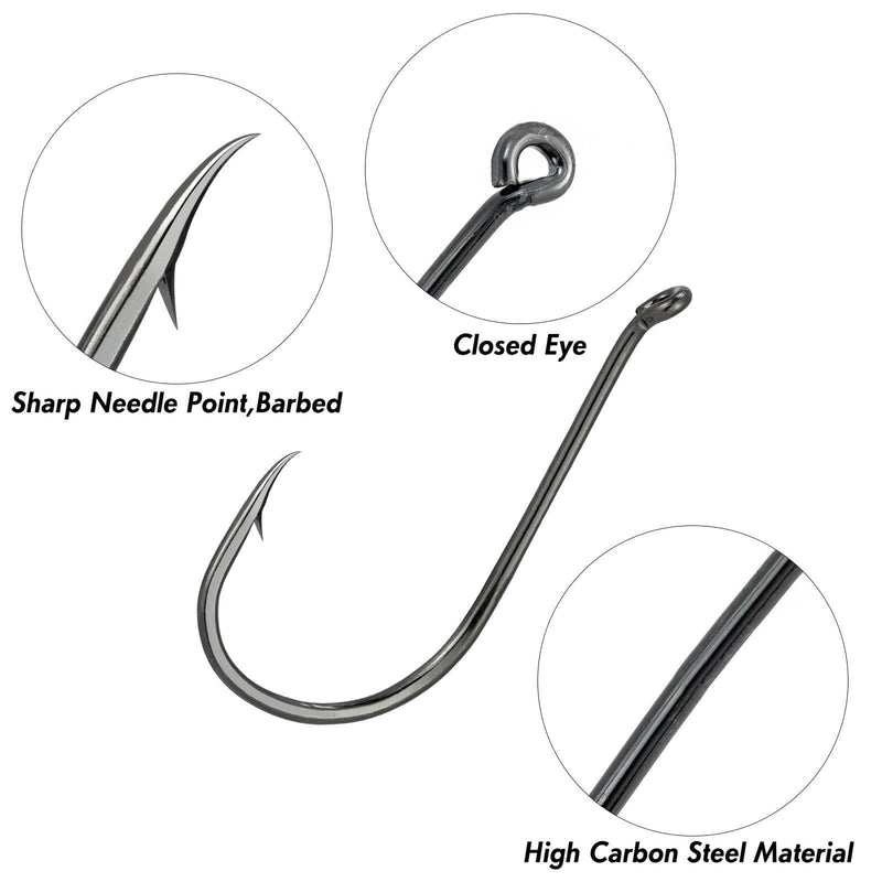 Dr.Fish Top-Rated Octopus Hooks #8 to 9/0 - Dr.Fish Tackles