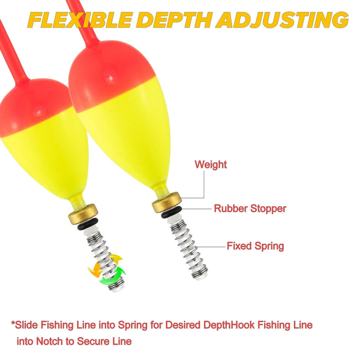 Dr.Fish 6pcs Fishing Slip Floats Kit - Dr.Fish Tackles