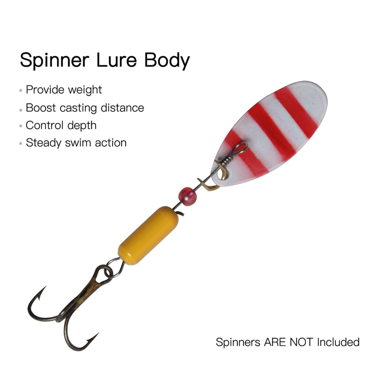 Dr.Fish Lot Bullet Spinner Body Kit - Dr.Fish Tackles