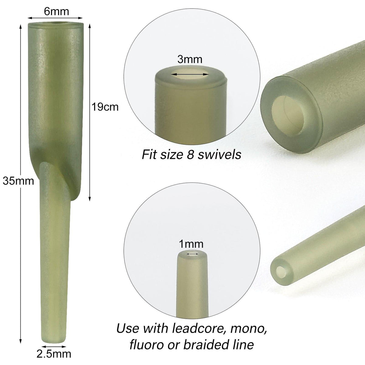 Dr.Fish 30pcs Run Rig Rubbers - Dr.Fish Tackles