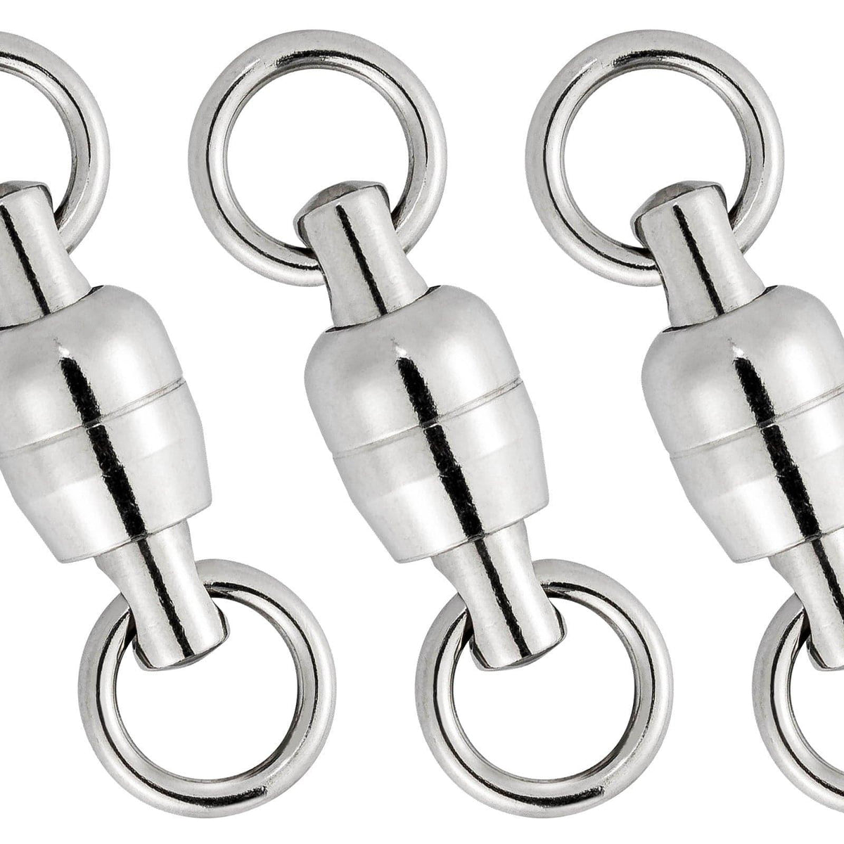 Dr.Fish 20pcs Dual Spinning Ball Bearing Swivels 65-530lb