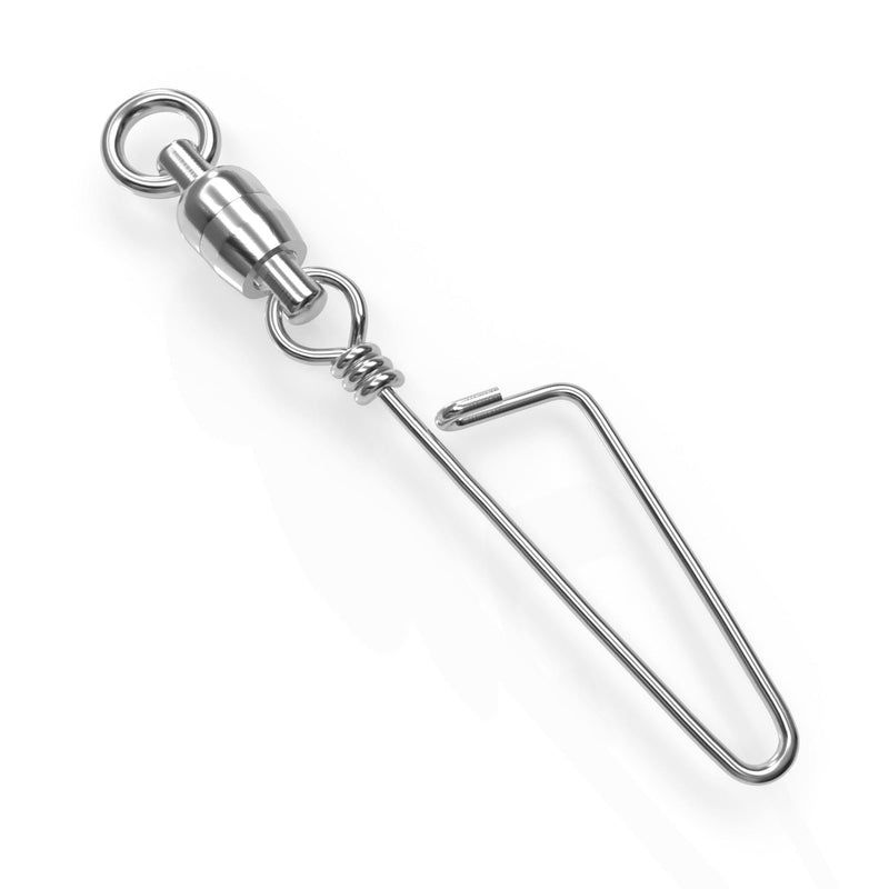 Dr.Fish Stainless Steel Ball Bearing Swivels with Coastlock Snap 45-440lb - Dr.Fish Tackles