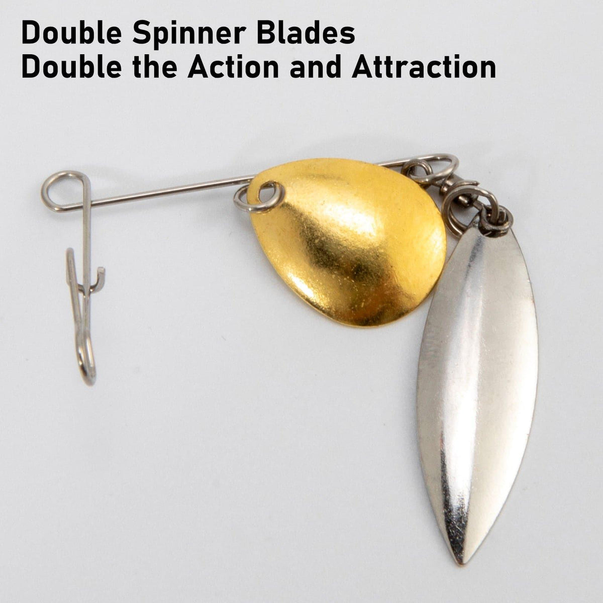 Dr.Fish 10pcs Double Blade Spinnerbait Arms - Dr.Fish Tackles