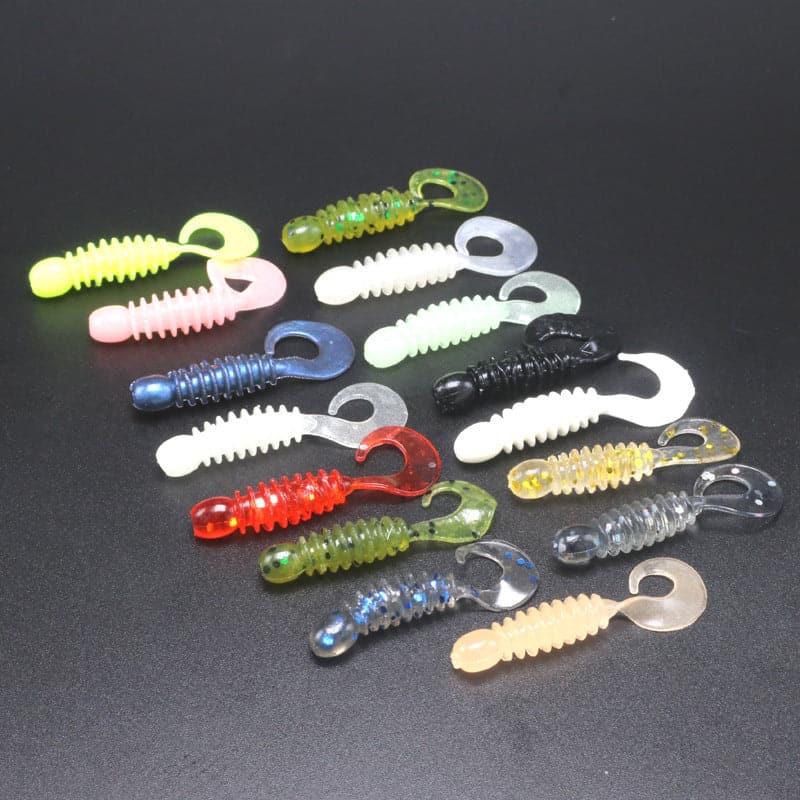 Dr.Fish 14pcs Soft Plastic Grubs 1.57'' - Dr.Fish Tackles