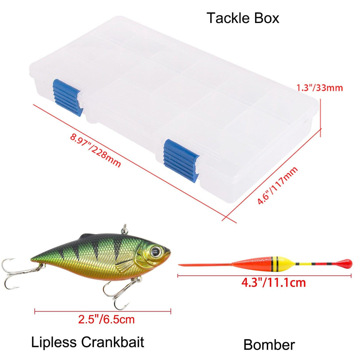 Dr.Fish 94pcs Ice Fishing Combo - Dr.Fish Tackles